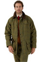 2023 Alan Paine Mens Rutland Tweed Waterproof Shooting Coat